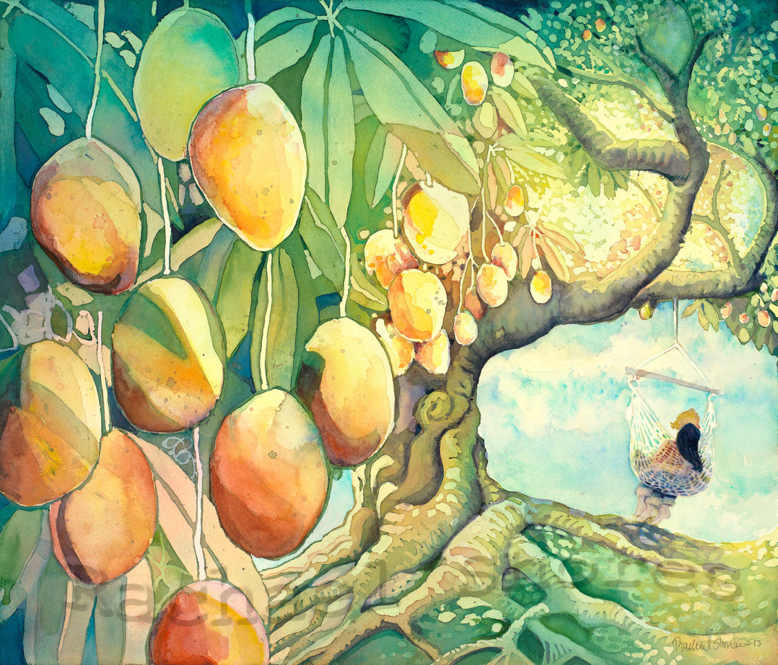 How To Draw A Mango Tree Step By Step @ Howtodraw.pics-saigonsouth.com.vn
